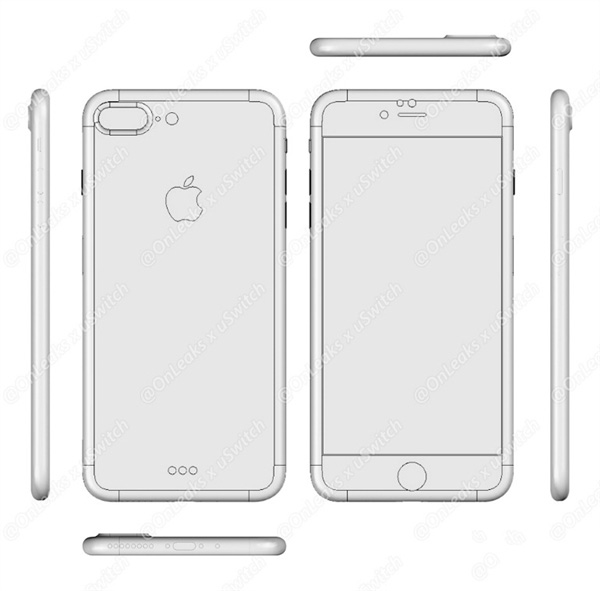 iPhone7/Plus外觀全曝光：取消3.5mm耳機(jī)插孔 支持無線充電-鋒巢網(wǎng)