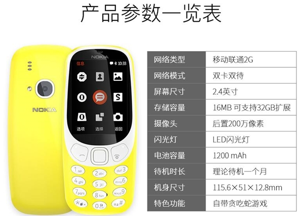 諾基亞3310復刻版開賣 399元的非智能機還有價值嗎？-鋒巢網