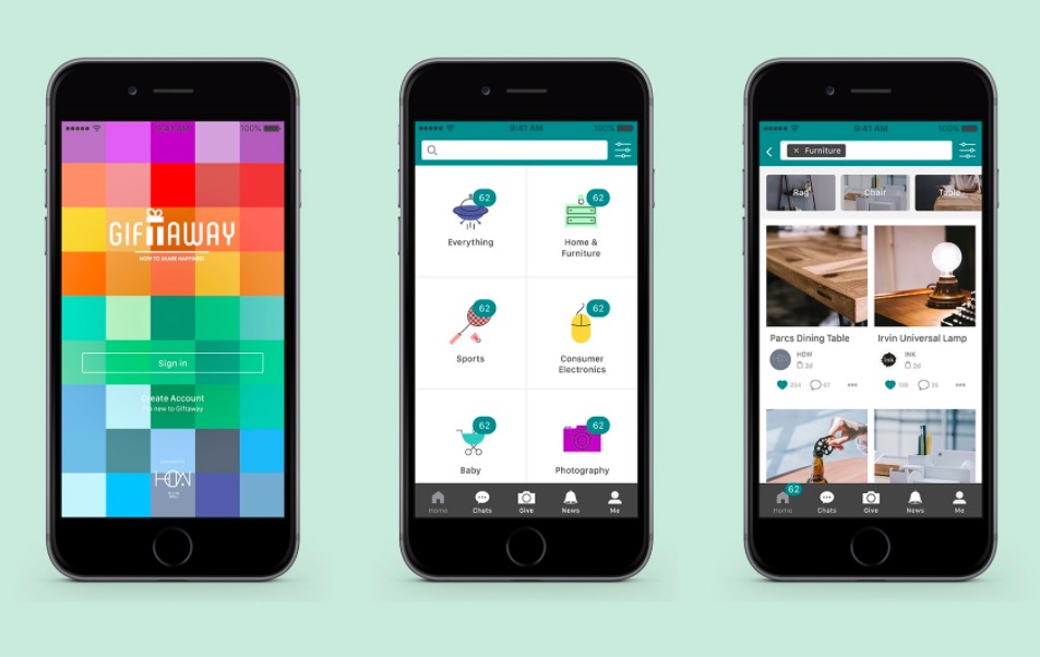 新概念購物APP出現(xiàn) GiftAway零買賣輕量環(huán)保登場-鋒巢網(wǎng)