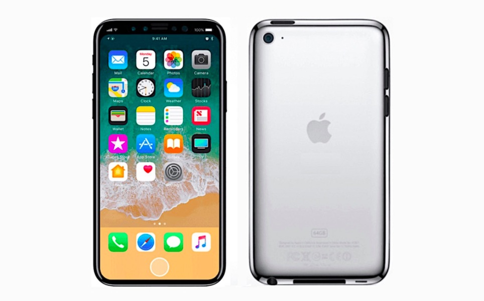 科技爆料師稱：iPhone 8或?qū)⑵鹩媚湍バ汀哥R面」版本-鋒巢網(wǎng)