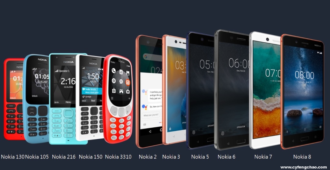 HMD一周歲 十二個月11款新品譜寫諾基亞手機(jī)新篇章-鋒巢網(wǎng)