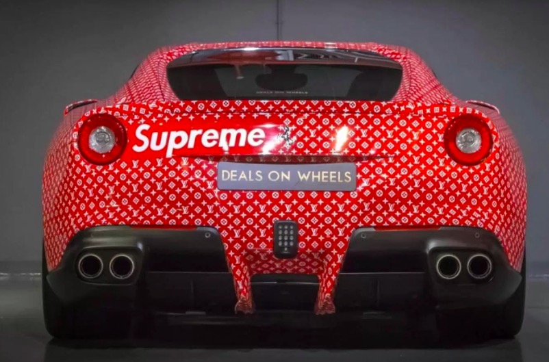迪拜富二代出售法拉利 F12 Supreme x Louis Vuitton定制跑車-鋒巢網(wǎng)