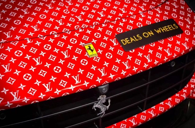 迪拜富二代出售法拉利 F12 Supreme x Louis Vuitton定制跑車-鋒巢網(wǎng)