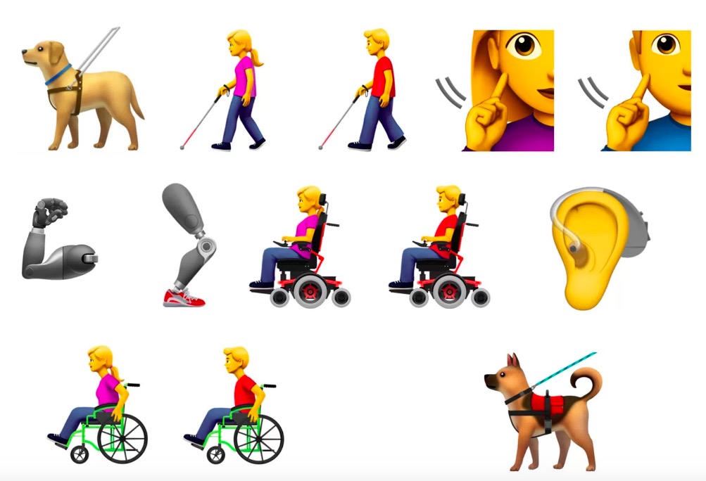 蘋果新添代表「殘疾人士」的表情符號-鋒巢網(wǎng)