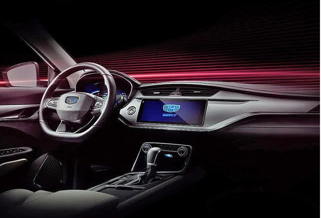 吉利繽瑞配備大尺寸液晶屏幕，科技感十足-鋒巢網(wǎng)