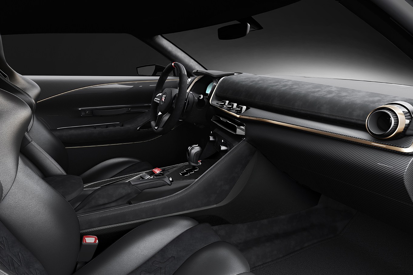 GT-R50 概念跑車 碳灰、金配色夠霸道！-鋒巢網(wǎng)