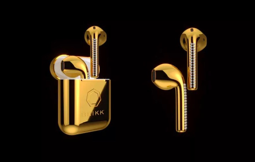 Brikk 推出價(jià)值一萬美元的鍍金AirPods-鋒巢網(wǎng)