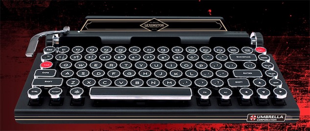 定制版《生化危機(jī)2》鍵盤(pán)，打字機(jī)還能這么玩兒-鋒巢網(wǎng)