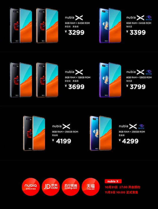 天生我努比亞X，全面屏萬古如長夜-鋒巢網