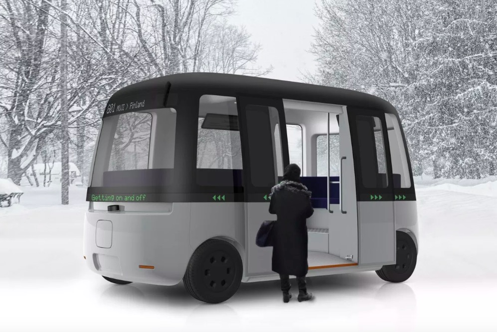 無印良品與芬蘭無人駕駛公司研發(fā)穿梭巴士-鋒巢網(wǎng)