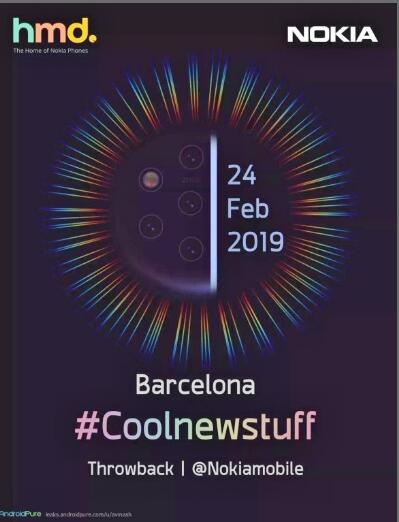 諾基亞5攝新旗艦將亮相MWC2019：重回頂尖拍照陣營？-鋒巢網(wǎng)