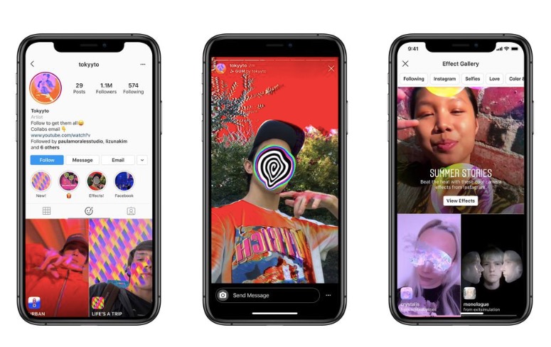 Facebook現(xiàn)在可以讓任何人制作Instagram的人臉濾鏡-鋒巢網
