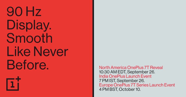 一加7T將于9月26日公布-鋒巢網(wǎng)