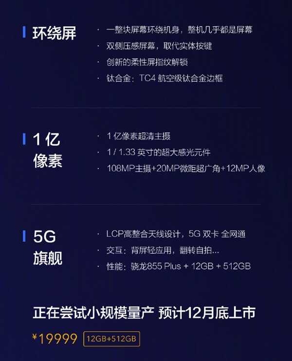 小米MIX Alpha或于年底上市 環(huán)繞屏設(shè)計(jì) 售價(jià)19999元-鋒巢網(wǎng)