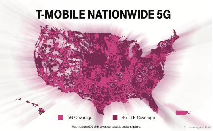 T-Mobile在美國全境發(fā)布600MHz的5G,但直到12月6日之前沒有人可以使用它-鋒巢網(wǎng)