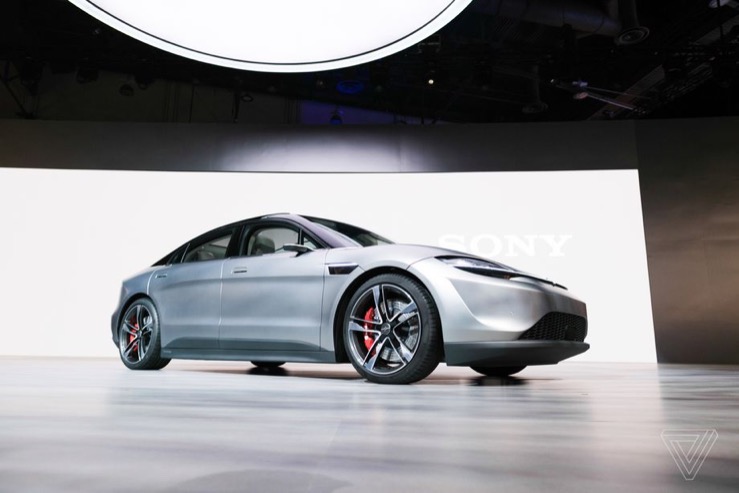 索尼推出了一款名為Vision-S的電動概念車-鋒巢網(wǎng)