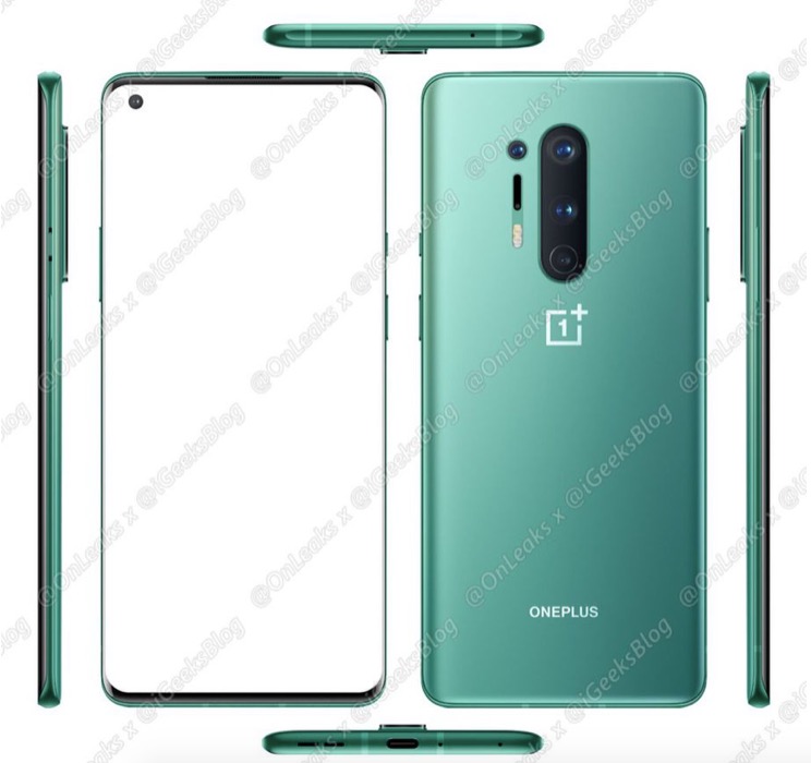 OnePlus 8 Pro可能會采用光滑的綠色海洋，最終實現(xiàn)無線充電-鋒巢網(wǎng)