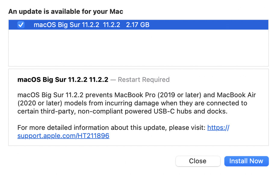 蘋果發(fā)布macOS更新，以防止第三方基座和加密狗的損害-鋒巢網(wǎng)