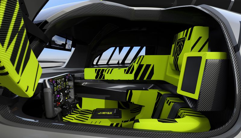 標(biāo)致汽車展示一款邪惡的無翼超跑-鋒巢網(wǎng)