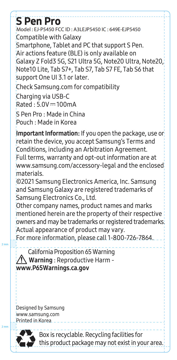 美國(guó)聯(lián)邦通信委員會(huì)的文件顯示，Galaxy Z Fold 3將支持S Pen Pro-鋒巢網(wǎng)